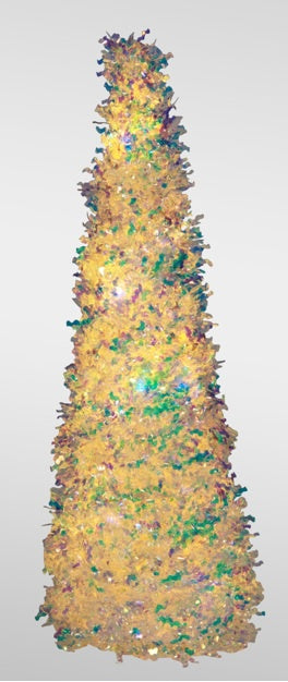 CONE TINSEL LED 37CM