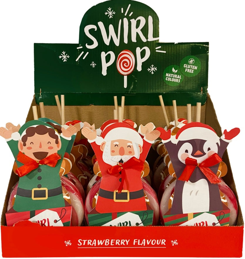 SWIRL LOLLIPOP 90 GRAM DISPLAY