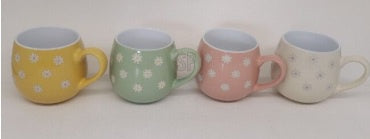 MUG STONEWARE 450ML 4ASS CLRS