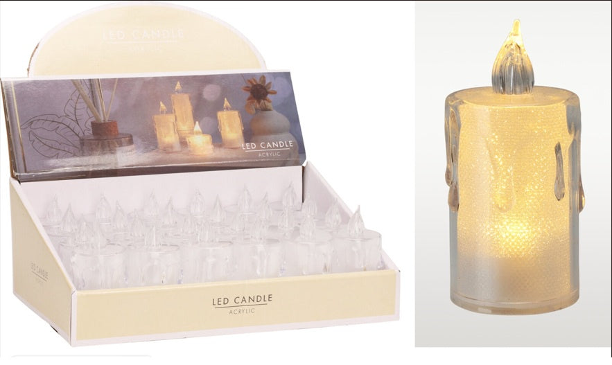 CANDLE LIGHT 8CM LED