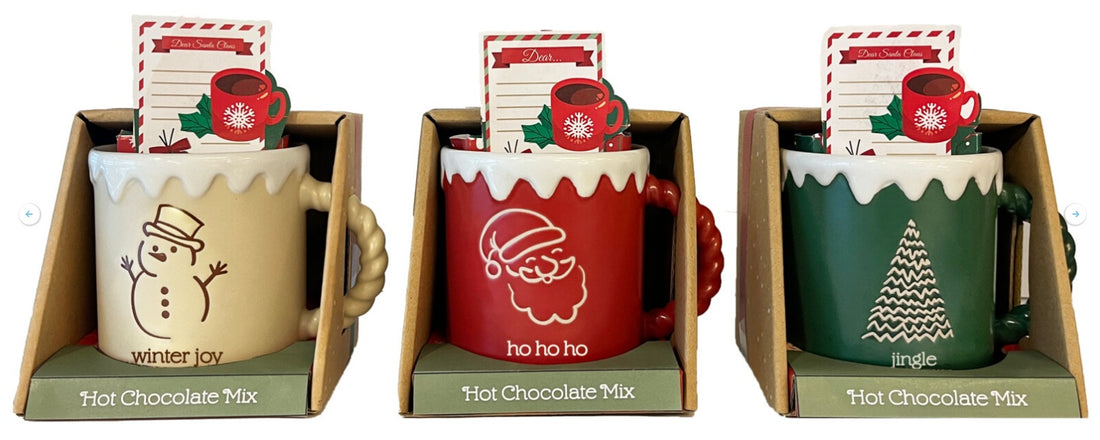 XMAS MUG WITH SNOW 3ASS DESIGN