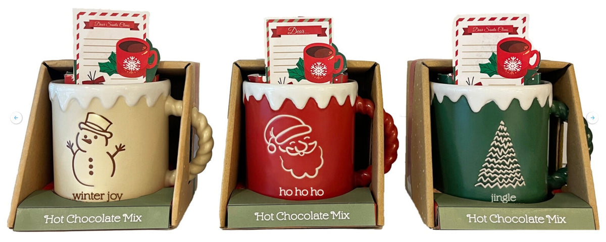 XMAS MUG WITH SNOW 3ASS DESIGN