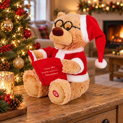 Animated Christmas Storytelling Bear