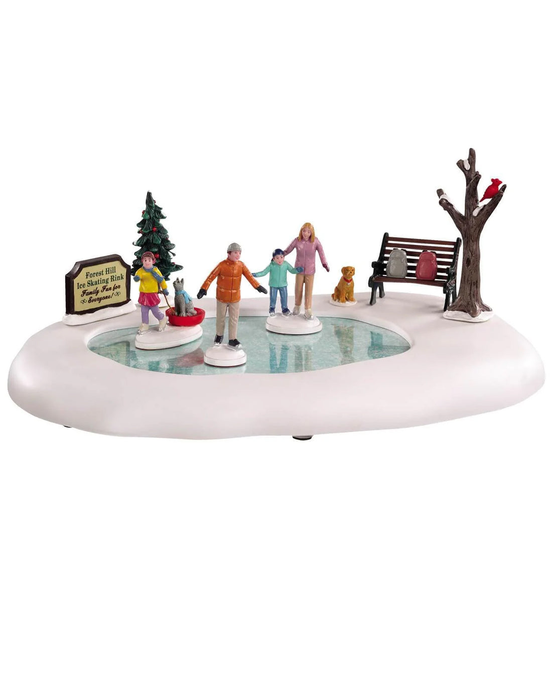 Lemax Family Skating Day – Table Accent