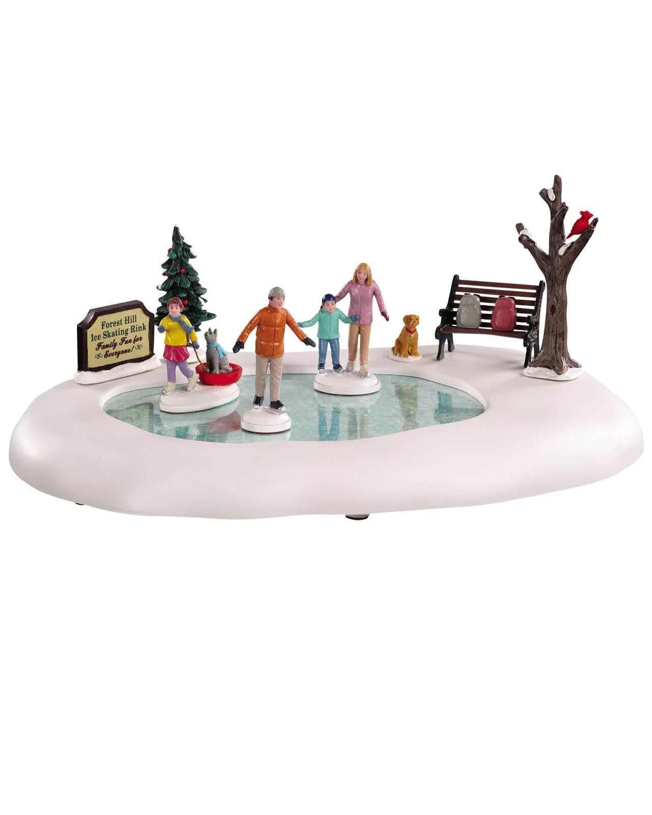 Lemax Family Skating Day – Table Accent