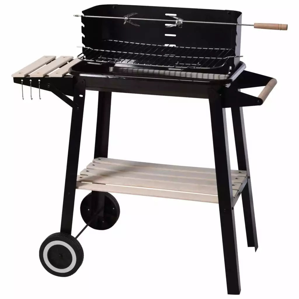 BBQ Charcoal Grill Black