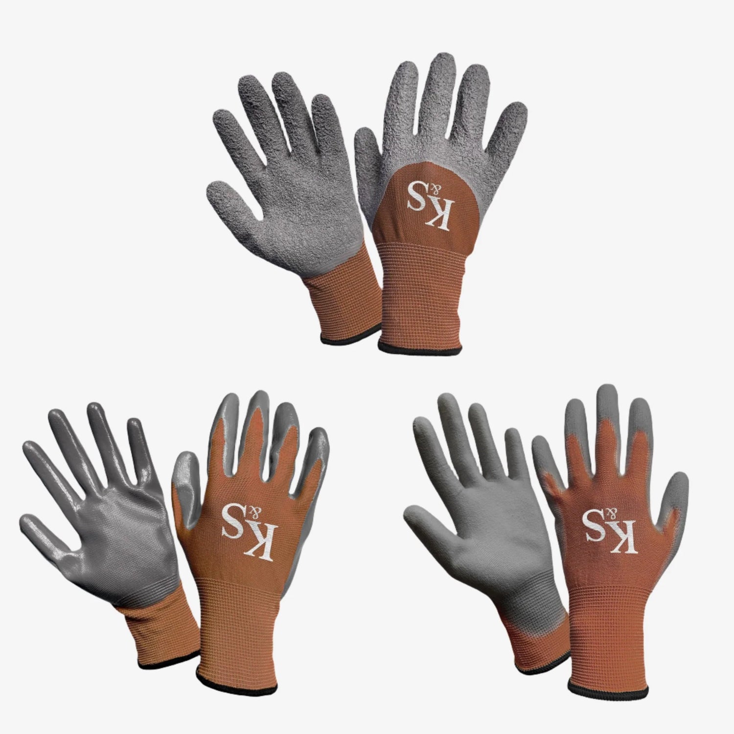 Kent &amp; Stowe Multi-Task Triple Pack Gloves - Medium