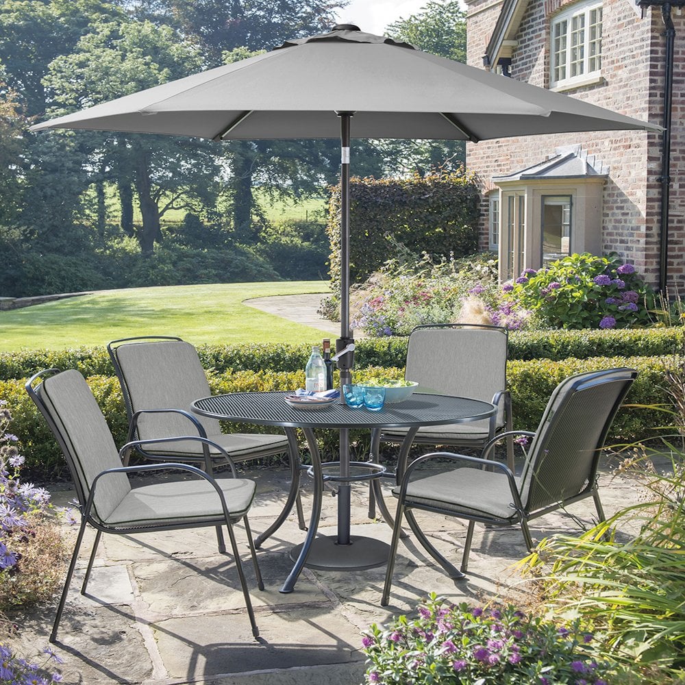 Kettler Garden Furniture - Savita 4 Seat Dining Set | Slate